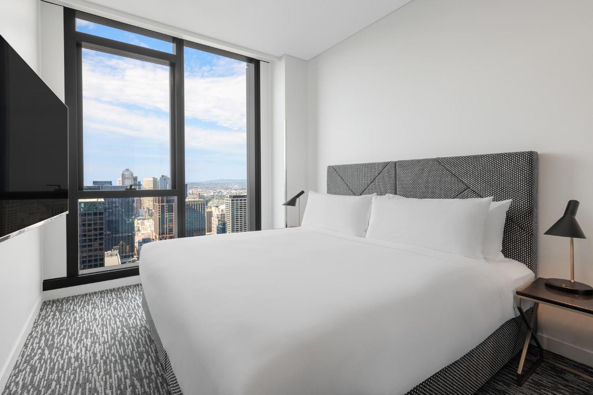 Meriton Suites מלבורן מראה חיצוני תמונה A bedroom at the hotel
