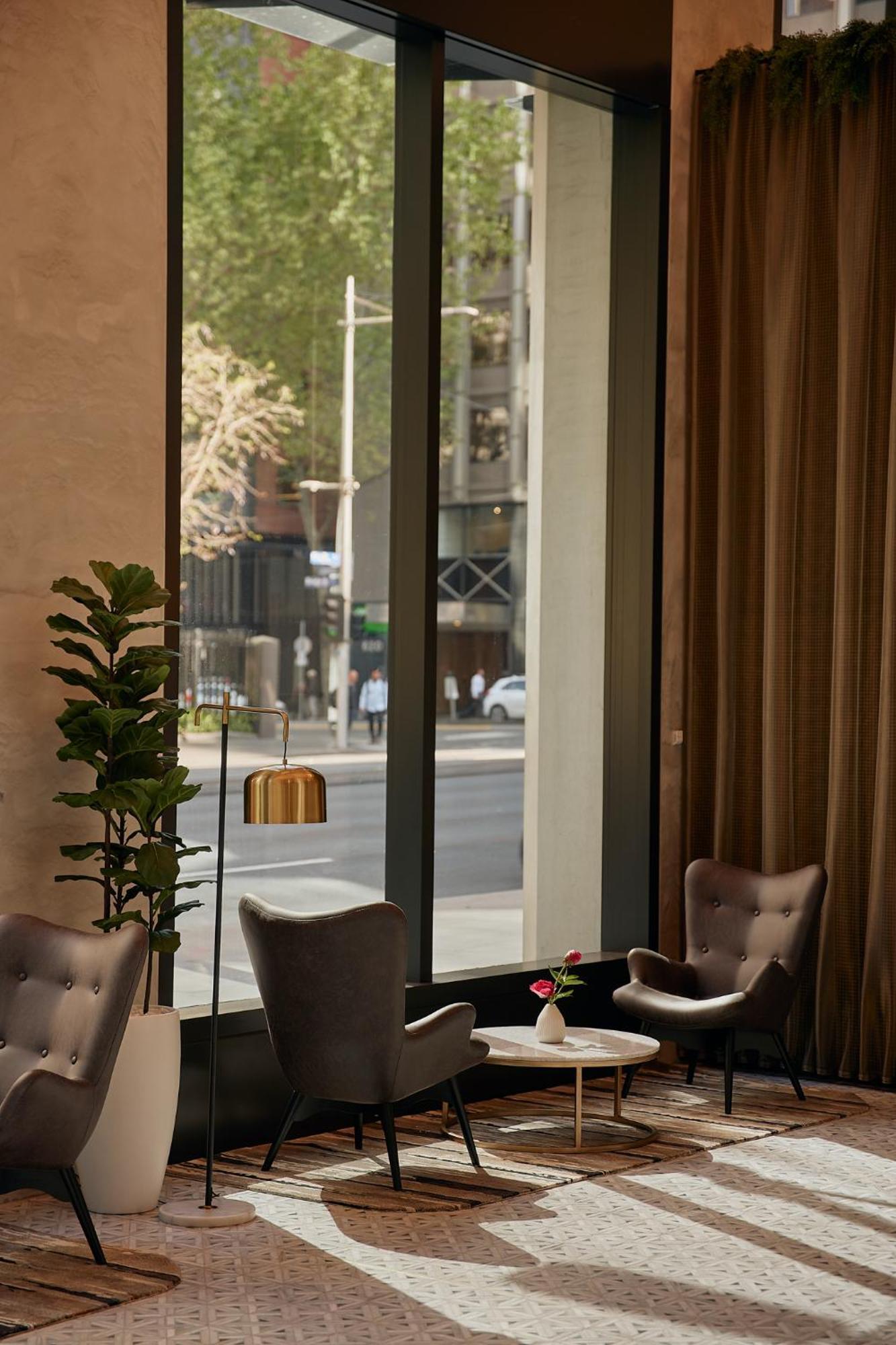 Meriton Suites מלבורן מראה חיצוני תמונה The interior of the hotel
